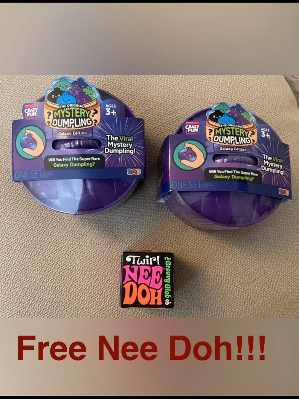 Viral Latest & Newrst Original Mystery Dumpling GALAXY EDITION! & Free Needoh!!